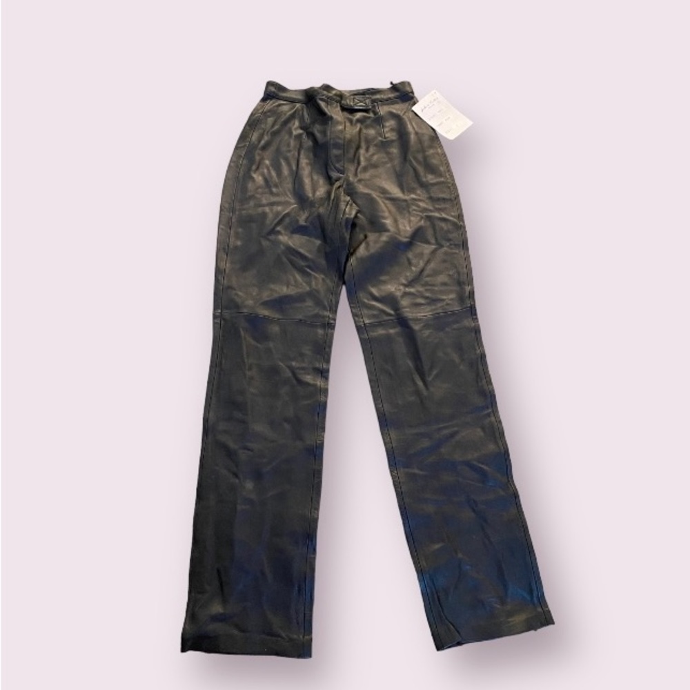 Julie&Andrew collection Italian leather pants 4